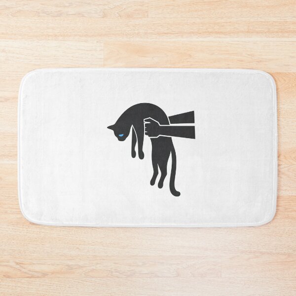 Item preview, Liquid Black Kitty Silhouette With Glowing Eye designed and sold by chattsuede.