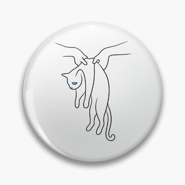 Item preview, Liquid Kitty Minimalist Doodle Floppy Feline Lifted designed and sold by chattsuede.