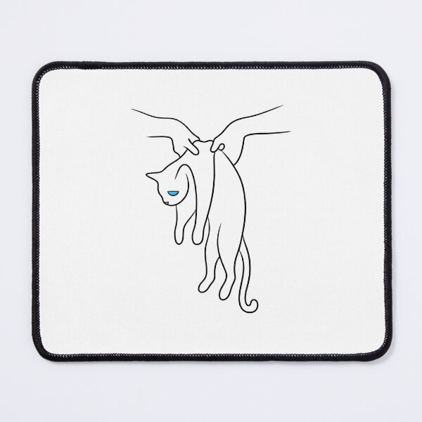 Item preview, Liquid Kitty Minimalist Doodle Floppy Feline Lifted designed and sold by chattsuede.
