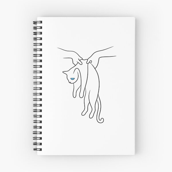 Item preview, Liquid Kitty Minimalist Doodle Floppy Feline Lifted designed and sold by chattsuede.