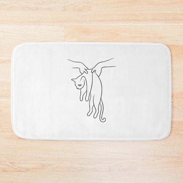 Item preview, Liquid Kitty Minimalist Doodle Floppy Feline Lifted designed and sold by chattsuede.