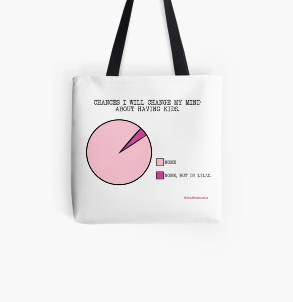 CHILDFREE CHART All Over Print Tote Bag
