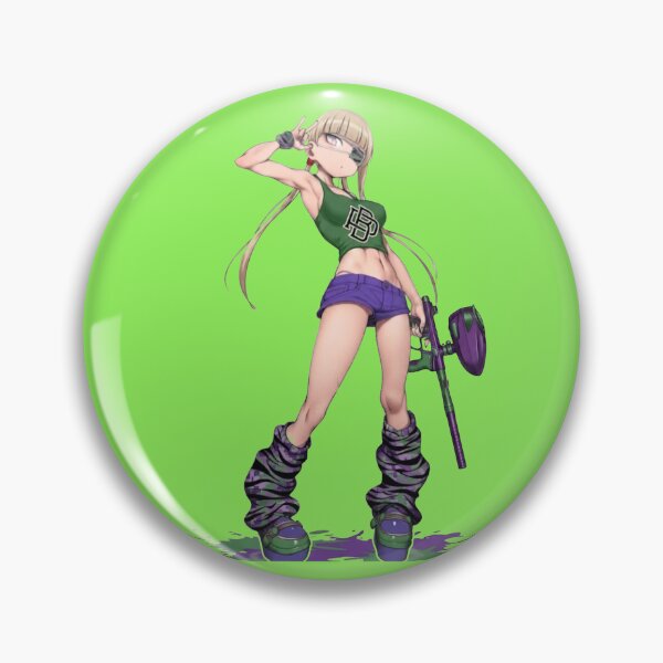 Item preview, Gyaru girl with eye patch posing for paintball designed and sold by PaintballCrew.