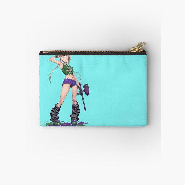 Item preview, Gyaru girl with eye patch posing for paintball designed and sold by PaintballCrew.