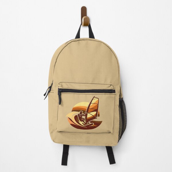 Item preview, Sea Vibes - Warm Brown Orange Windsurfer designed and sold by SilentPowerArt.