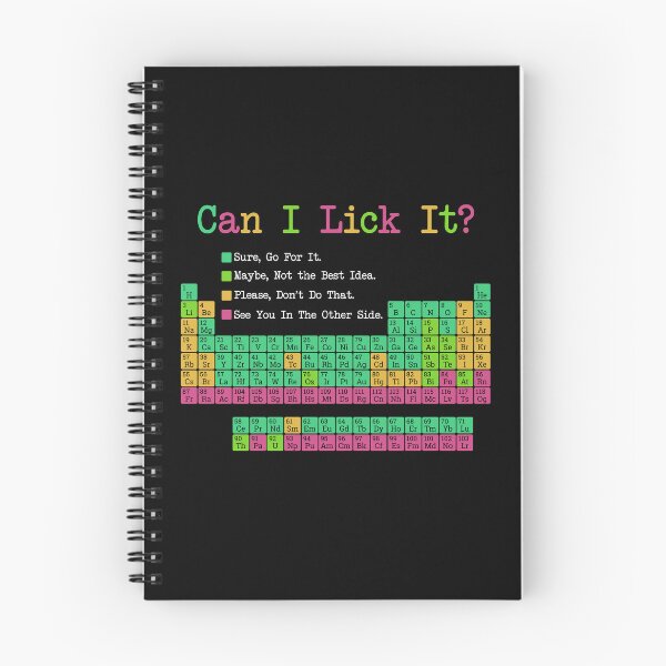 Item preview, Can I Lick It Periodic Table Funny Chemistry Chart designed and sold by Krasnovaovaova.