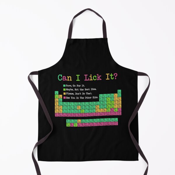 Item preview, Can I Lick It Periodic Table Funny Chemistry Chart designed and sold by Krasnovaovaova.