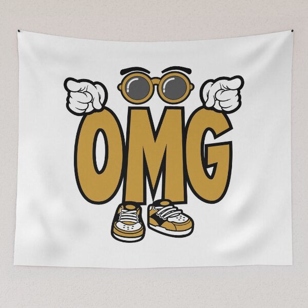 Item preview, OMG  - ICONIC Words Character Bold Retro designed and sold by NFTWords.