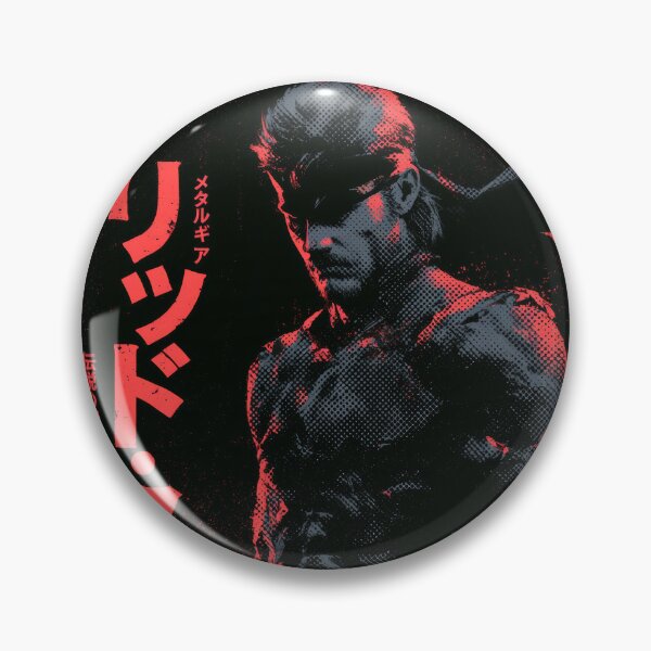 Item preview, Solid Snake Red Duotone  designed and sold by AnimeArsenalPrints.