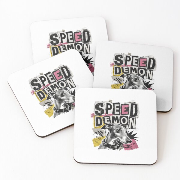 Item preview, Speed Demon Italian Greyhound Punk Dog Design designed and sold by AntiqueImages.