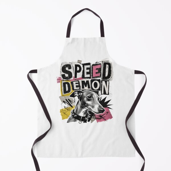 Item preview, Speed Demon Italian Greyhound Punk Dog Design designed and sold by AntiqueImages.