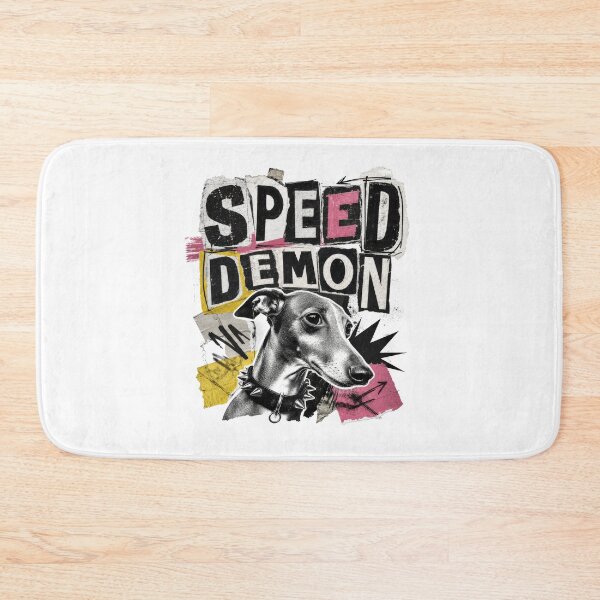 Item preview, Speed Demon Italian Greyhound Punk Dog Design designed and sold by AntiqueImages.