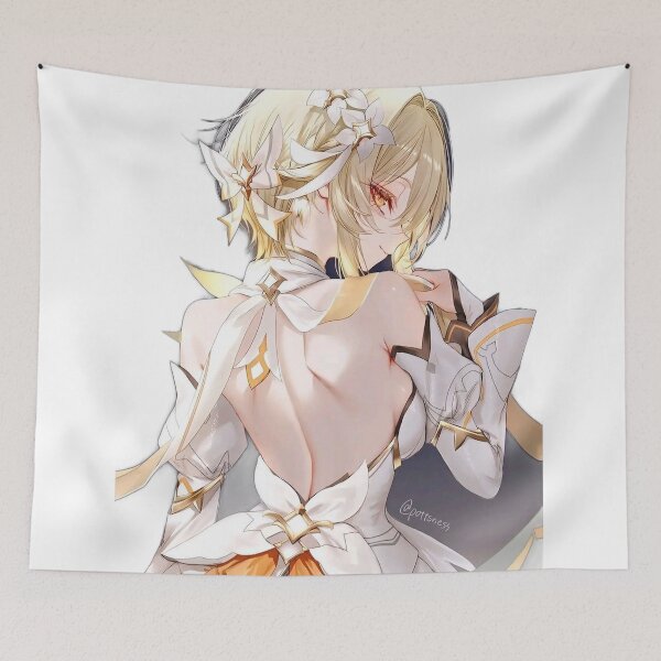 Item preview, Lumine Back View Genshin Impact designed and sold by KomiArts.
