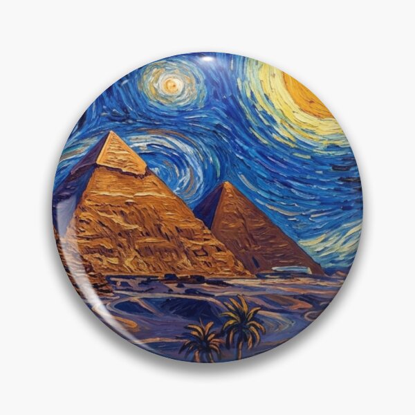 Item preview, A Starry Night Over the Pyramids of Giza designed and sold by NineSevenFour.