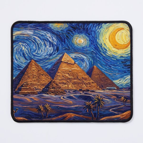 Item preview, A Starry Night Over the Pyramids of Giza designed and sold by NineSevenFour.