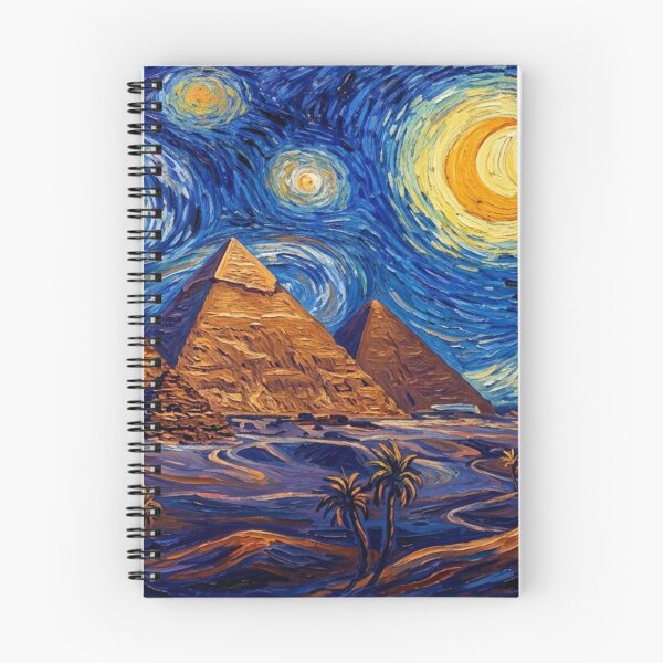 Item preview, A Starry Night Over the Pyramids of Giza designed and sold by NineSevenFour.