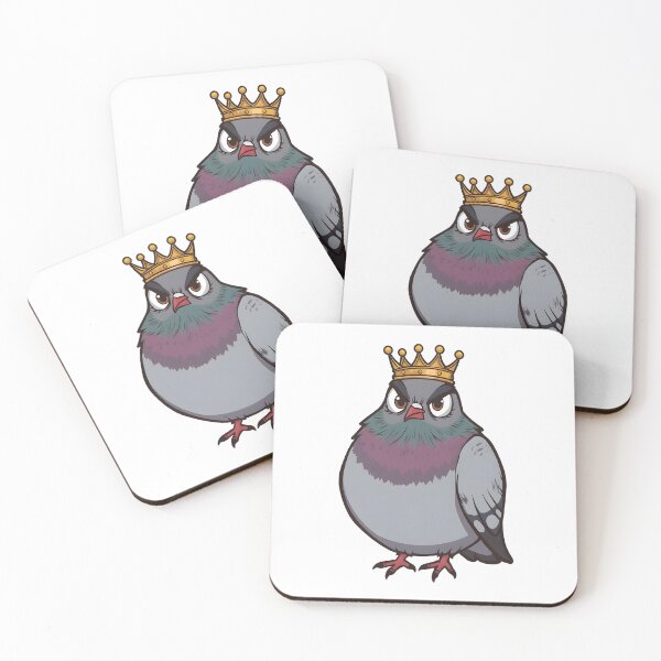 Item preview, Funny Fat Pigeon Sticker designed and sold by deepikadesigns.