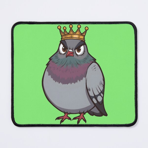 Item preview, Funny Fat Pigeon Sticker designed and sold by deepikadesigns.