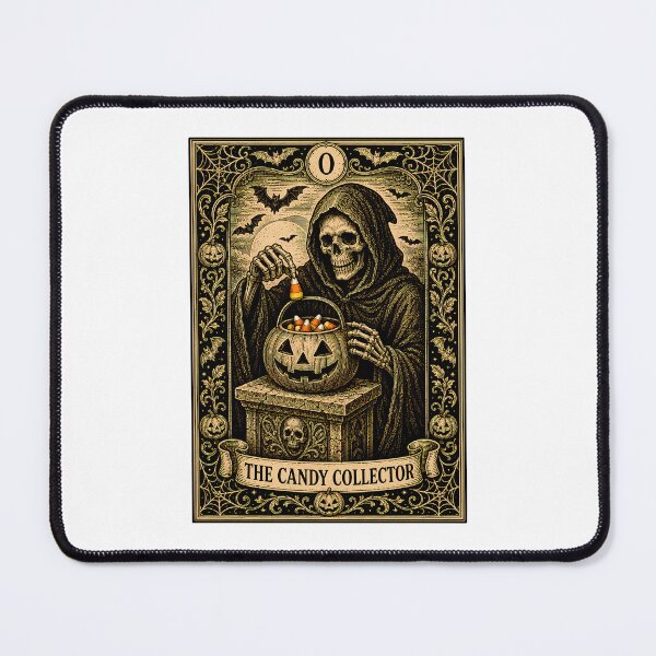 Item preview, Candy Collector Tarot Card Gothic Engraving Halloween designed and sold by chattsuede.