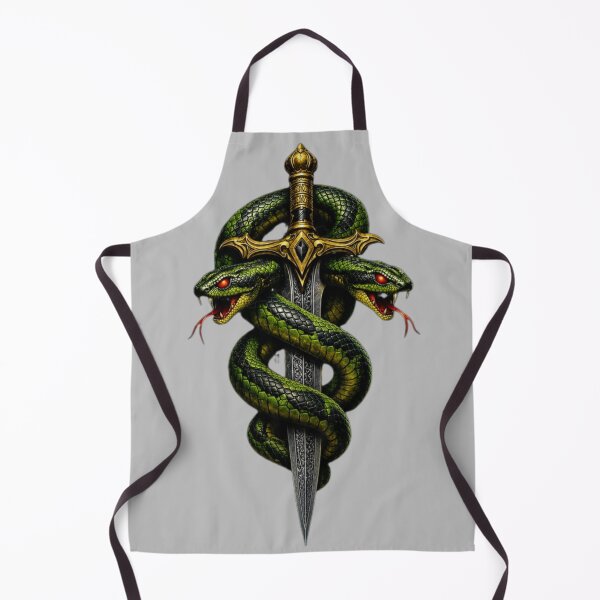 Item preview, Twin Serpent Sword Sticker designed and sold by IMOBILYARI VibeCore.