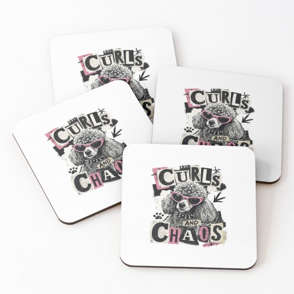 Item preview, Sassy Poodle Curls and Chaos Dog Lover designed and sold by AntiqueImages.