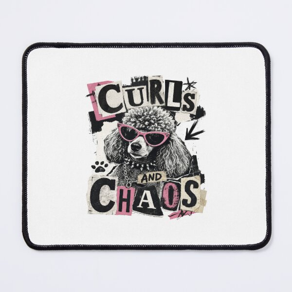 Item preview, Sassy Poodle Curls and Chaos Dog Lover designed and sold by AntiqueImages.