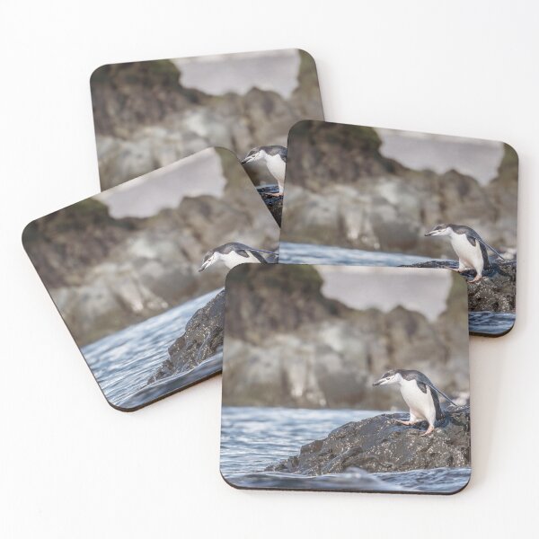Item preview, Penguin on Rocky Shore designed and sold by PhotoArt by Joan Carroll.