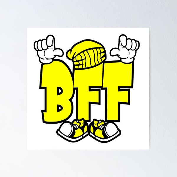 Item preview, BFF - ICONIC Cartoon Character Bold Retro designed and sold by NFTWords.
