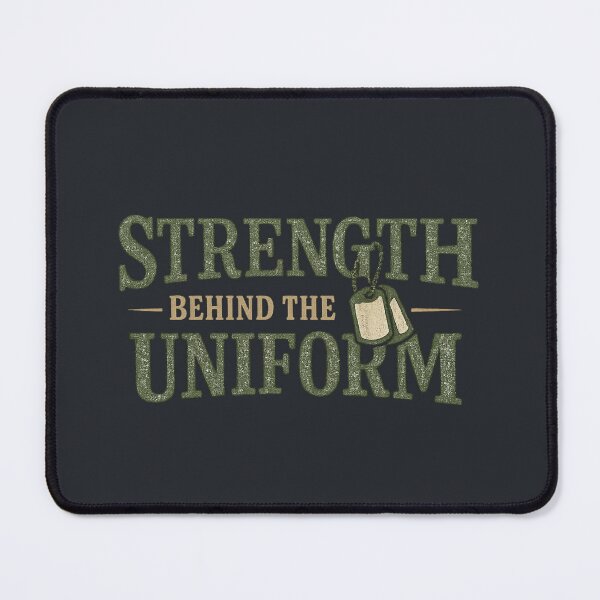 Item preview, Strength Behind the Uniform designed and sold by PunchDrop.