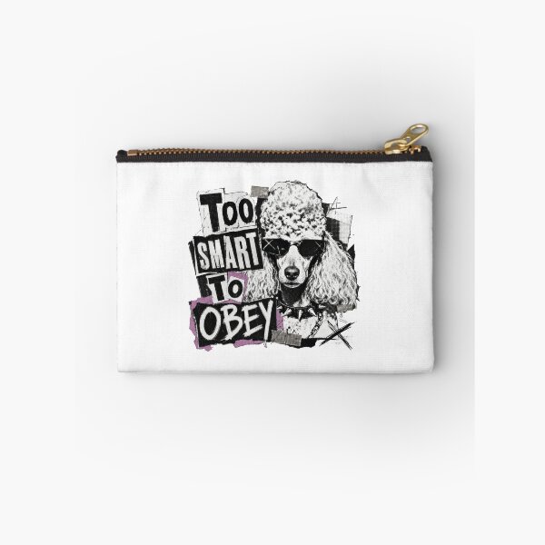 Item preview, Rebel Poodle Dog Too Smart To Obey Funny Punk Pooch designed and sold by AntiqueImages.