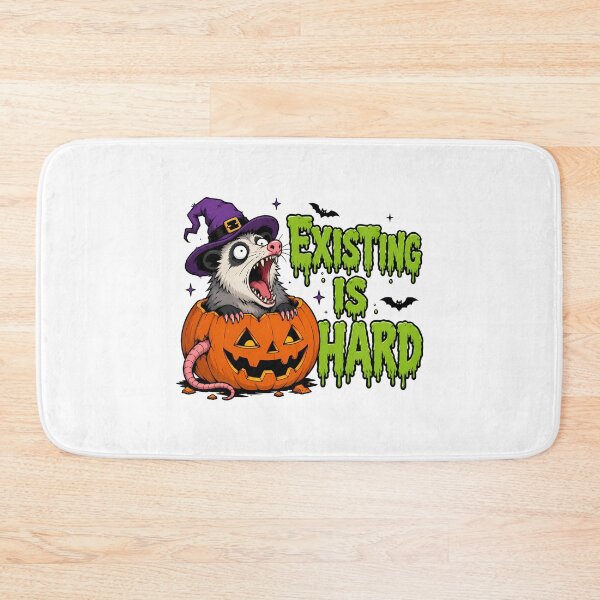 Item preview, Screaming Opossum Halloween Meme Existing Is Hard designed and sold by chattsuede.