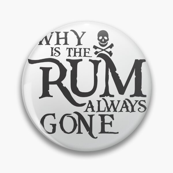 Item preview, Pirate - Why is the Rum Always Gone Design designed and sold by Mterry1202.