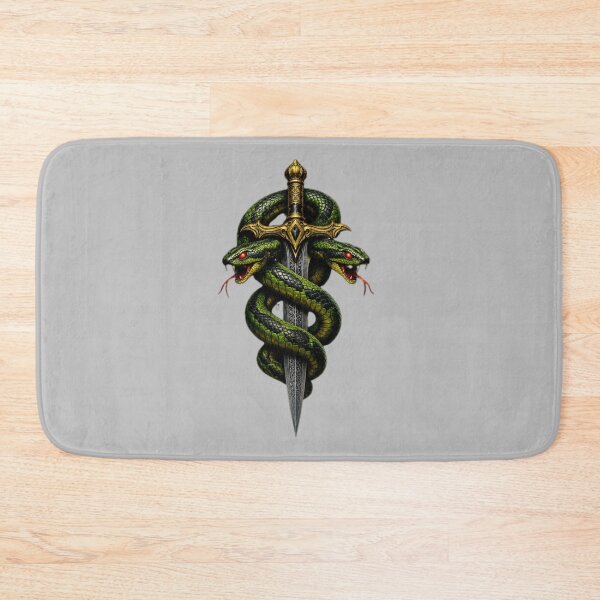 Item preview, Twin Serpent Sword Sticker designed and sold by IMOBILYARI VibeCore.
