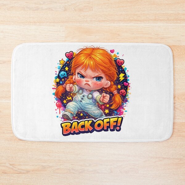 Item preview, Back Off Sassy Attitude Girl – Funny Redhead Girl Power Design designed and sold by IMOBILYARI VibeCore.
