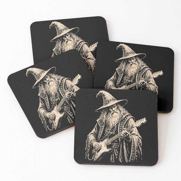 Item preview, Electric Guitar Wizard Rock Star Fantasy Guitarist Meme designed and sold by Rahamkshop.