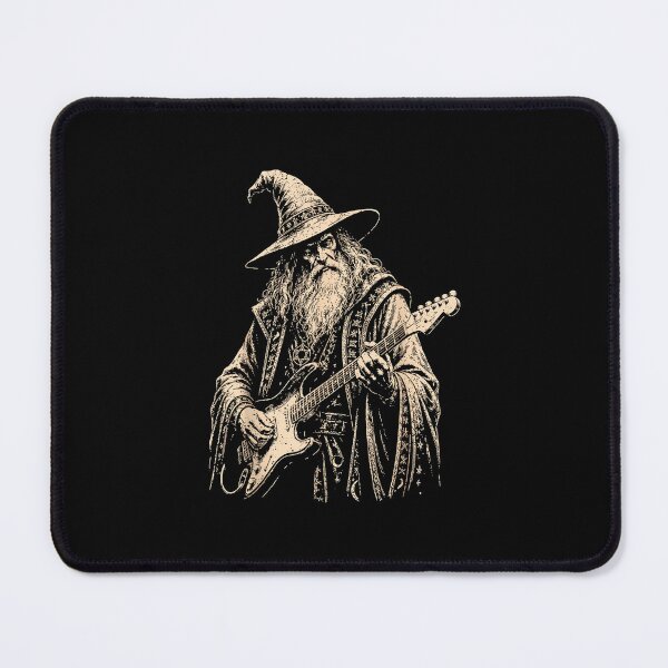 Item preview, Electric Guitar Wizard Rock Star Fantasy Guitarist Meme designed and sold by Rahamkshop.