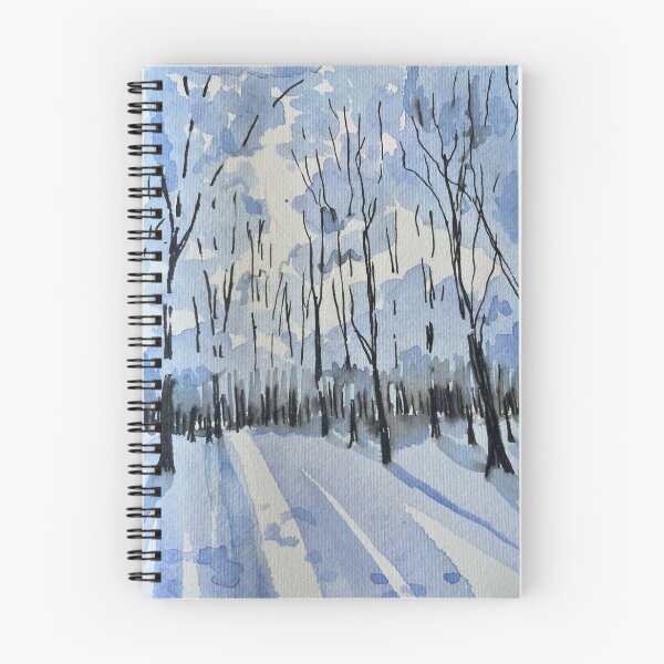 Artikelvorschau, Winterlicht in Aquarell entworfen und verkauft von WyoClements.