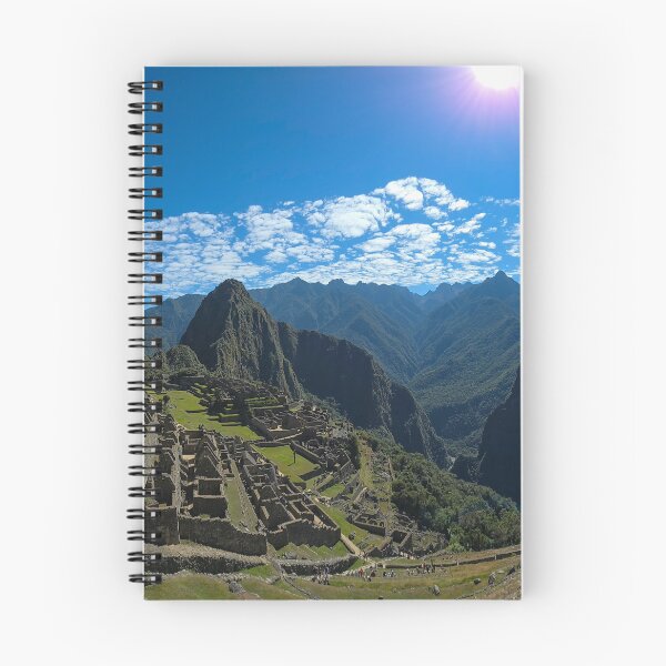 Item preview, Panoramic view of Machu Picchu under clear blue skies designed and sold by Elwira Studio.