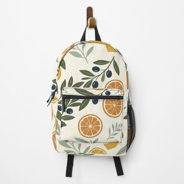 Item preview, Mediterranean Citrus & Tuscan Olive Branch Pattern designed and sold by NocturnBotany.