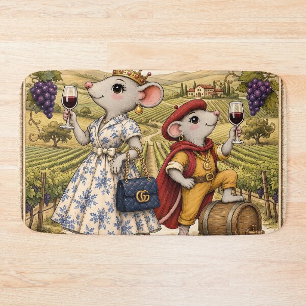 Item preview, Wine Country – Fancy Mice in the Vineyard designed and sold by matteflor.