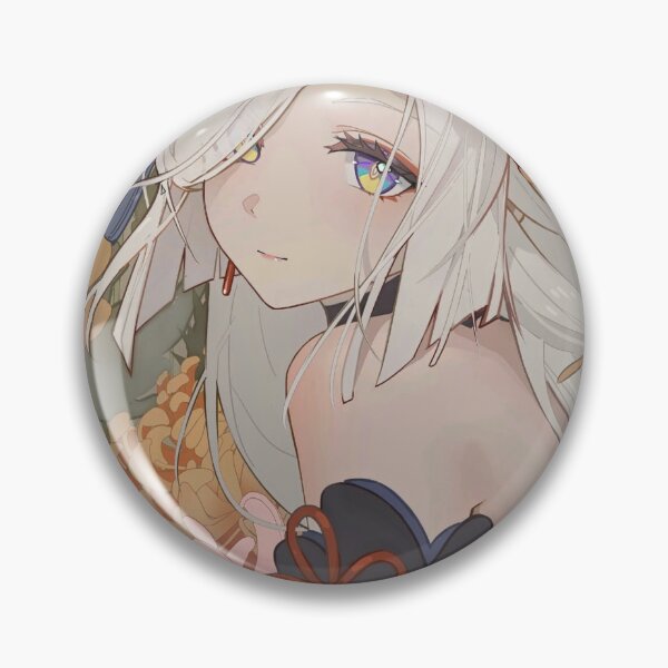 Item preview, Shenhe Flower Adorned Genshin Impact designed and sold by KomiArts.