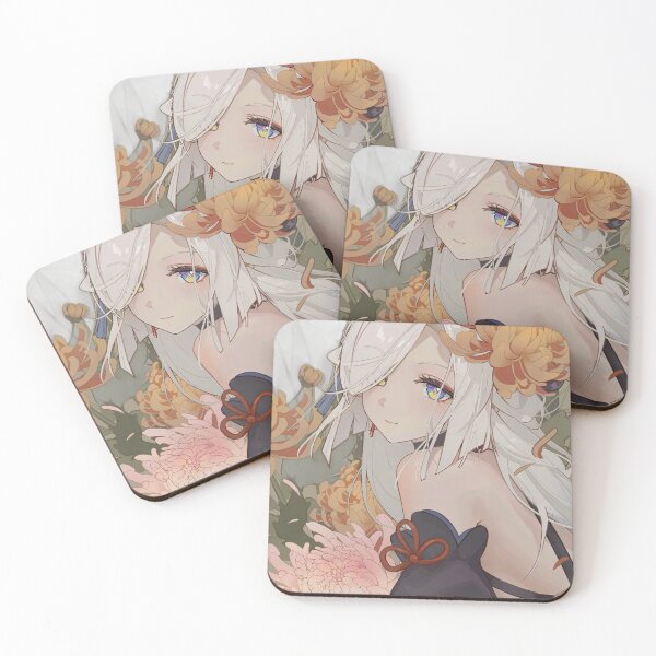 Item preview, Shenhe Flower Adorned Genshin Impact designed and sold by KomiArts.