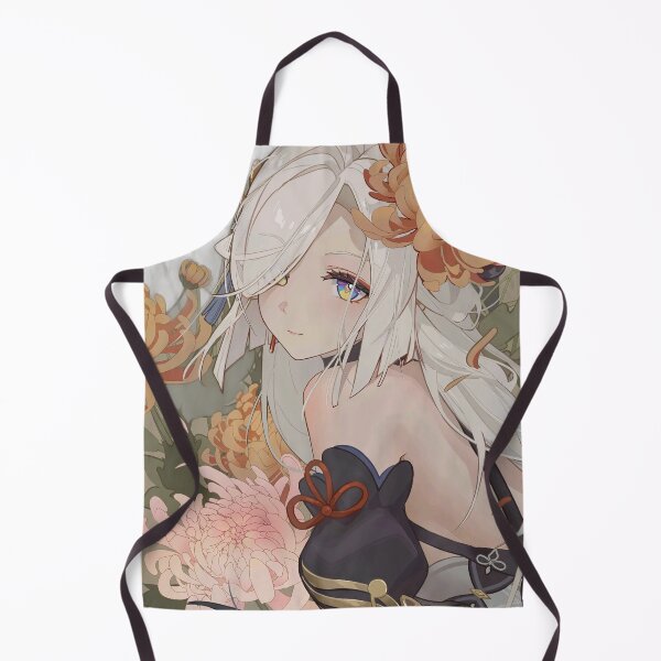 Item preview, Shenhe Flower Adorned Genshin Impact designed and sold by KomiArts.