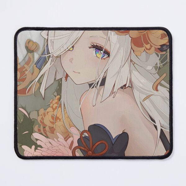 Item preview, Shenhe Flower Adorned Genshin Impact designed and sold by KomiArts.