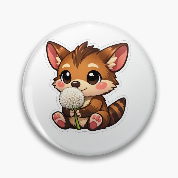 Item preview, Cute Fox Holding A White Dandelion designed and sold by Owcomm.