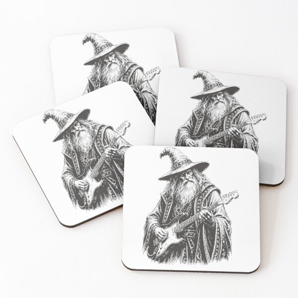 Item preview, Electric Guitar Wizard Rock Star Fantasy Guitarist Meme designed and sold by Rahamkshop.