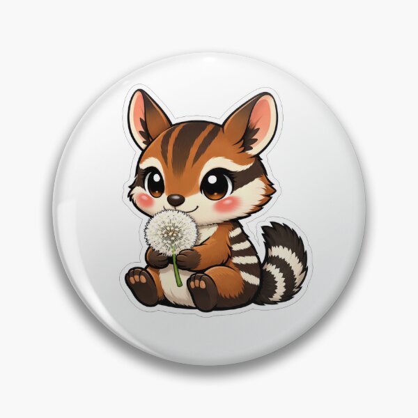 Item preview, Cute Little Chipmunk Holding A Dandelion designed and sold by Owcomm.