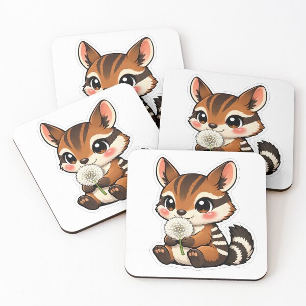 Item preview, Cute Little Chipmunk Holding A Dandelion designed and sold by Owcomm.