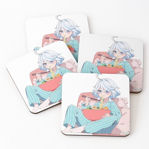 Item preview, Furina Eating Ramen Genshin Impact designed and sold by KomiArts.