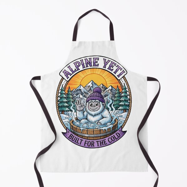 Item preview, Even Bigfoot Enjoys Cold Plunge - Funny Ice Bath Big Foot designed and sold by Neurospicy Trolls.